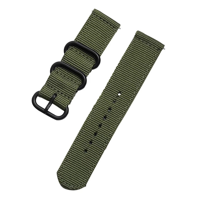 20Mm 22Mm Watch Strap for Watch 7/4/6/Classic/5 Pro/Gear S3/Amazfit Nylon Loop Bracelet Huawei GT 2E/3/Pro/4 Band