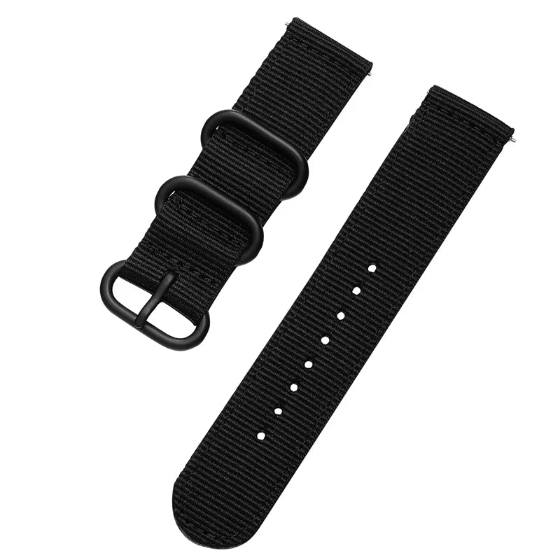 20Mm 22Mm Watch Strap for  Watch 7/4/6/Classic/5 Pro/Gear S3/Amazfit Nylon Loop Bracelet Huawei GT 2E/3/Pro/4 Band